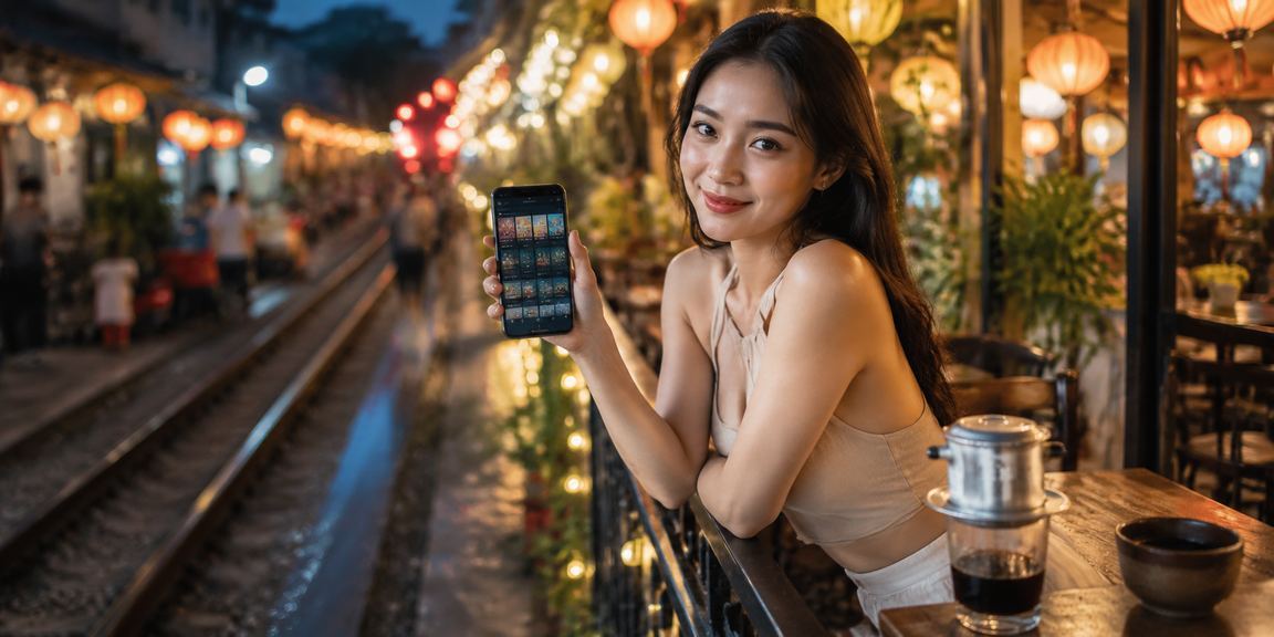 Trò chơi xổ số được chơi trên thiết bị di động tại Hà Nội